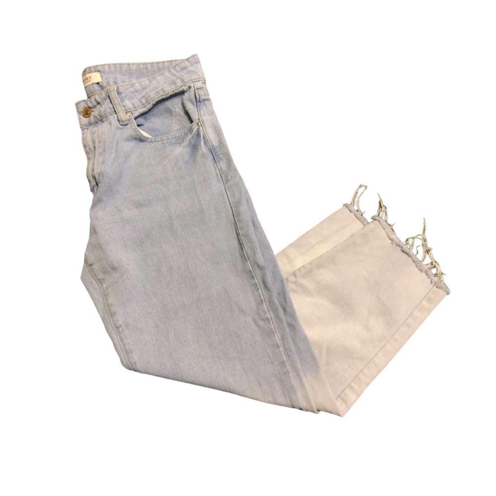 💚 EUC Super cute Forever 21 Los Angeles jeans Size US21.   Bleached